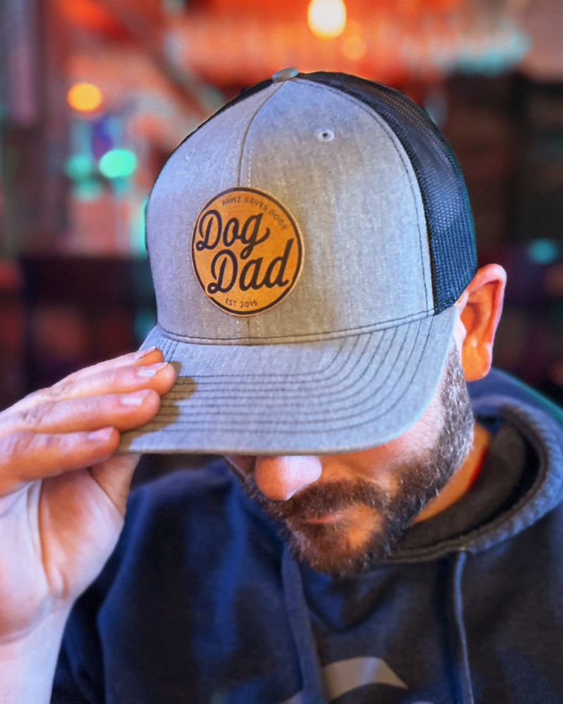 Dog Dad Stamp Suede Patch Hat