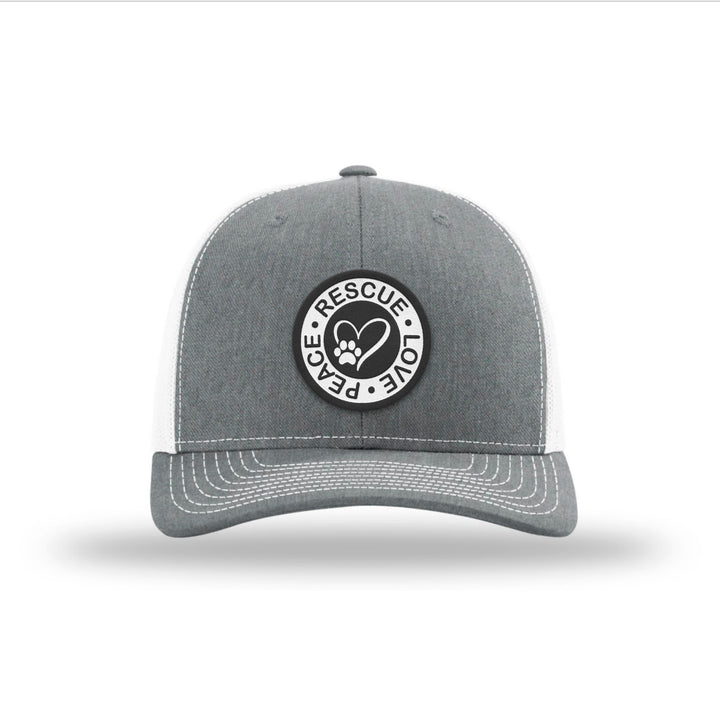 Rescue Love Peace Circle Patch Hats