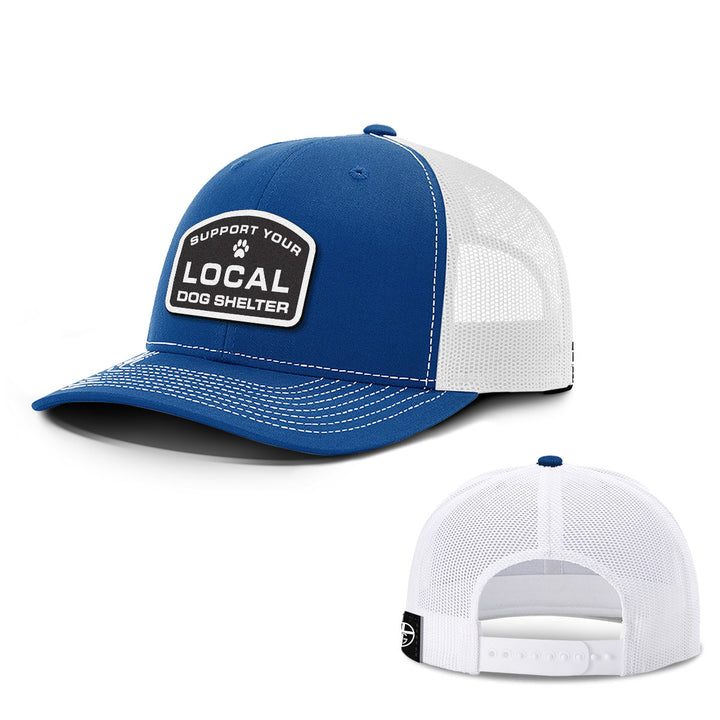 Support Your Local Dog Shelter Patch Hats