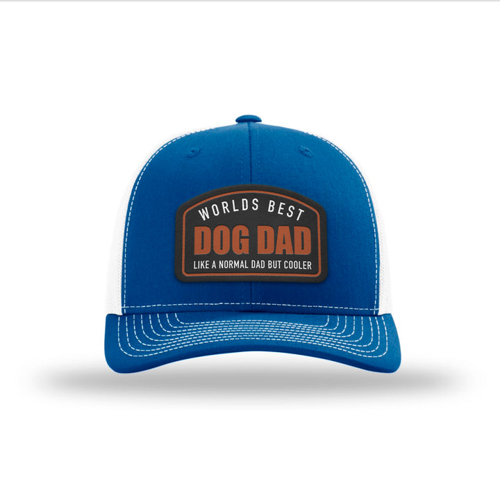 Worlds Best Dog Dad Black Patch Hats
