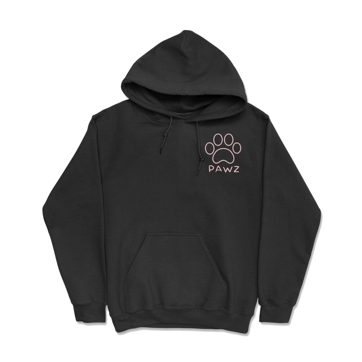 Salty Pawz Black/Pink (Adult Hoodie)