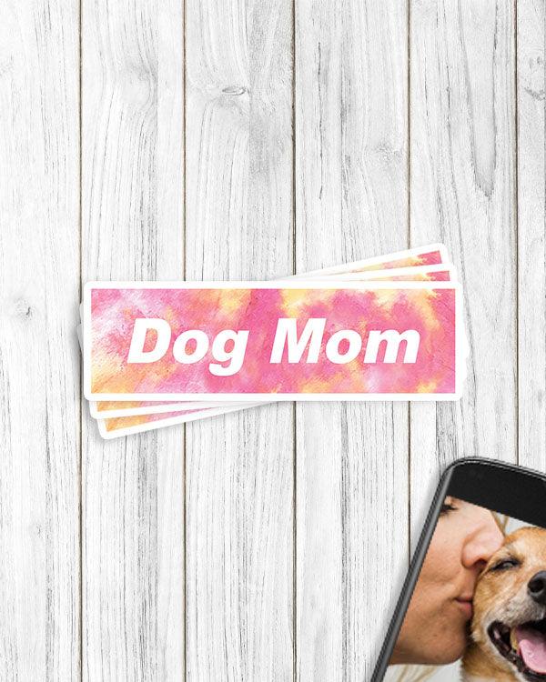 Pawz Dog Mom Marble Block Vinyl Sticker - Pawz